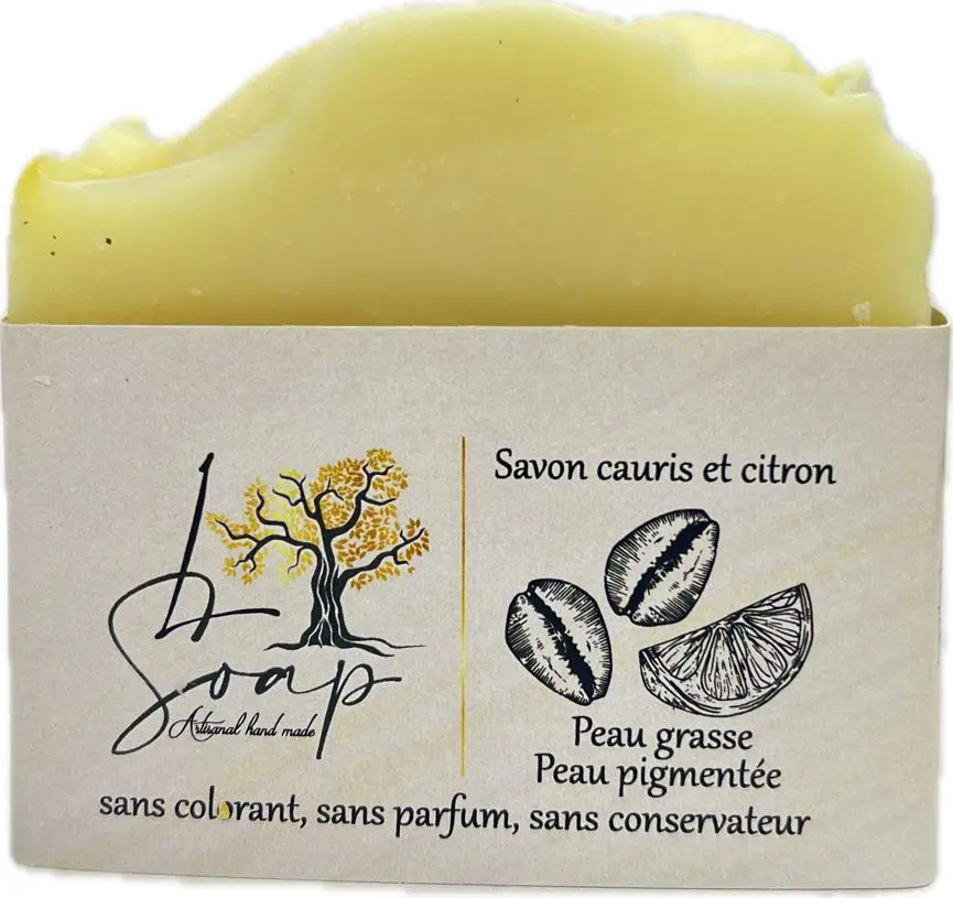 Savon cauris citron