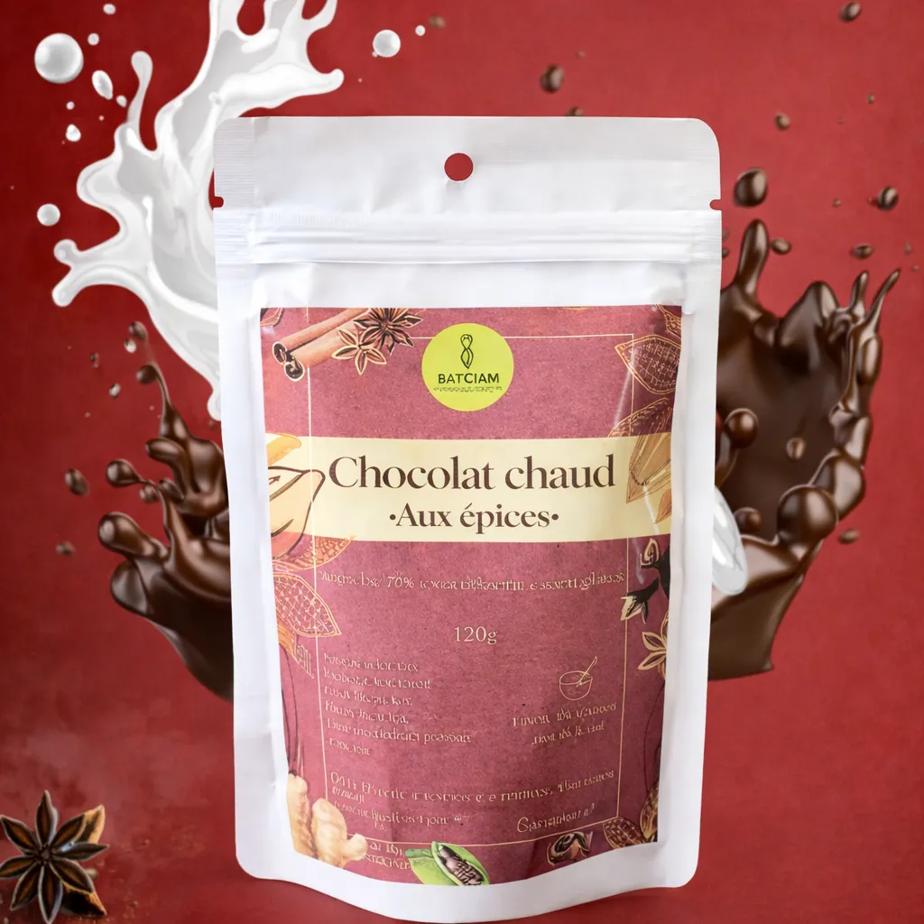 Eat Clean Préparation pour chocolat chaud - Chocolat noir aux épices 120g