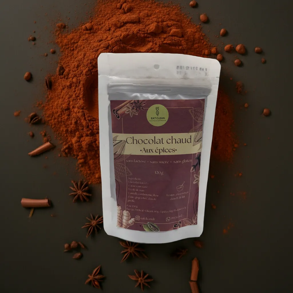 Eat Clean Préparation pour chocolat chaud - Chocolat noir aux épices 120g