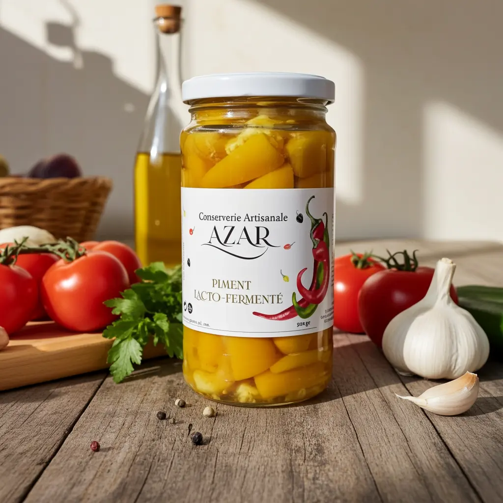 Lacto-fermentés AZAR Piment 300g