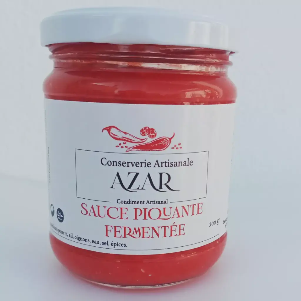 Sauce piquante fermentée
