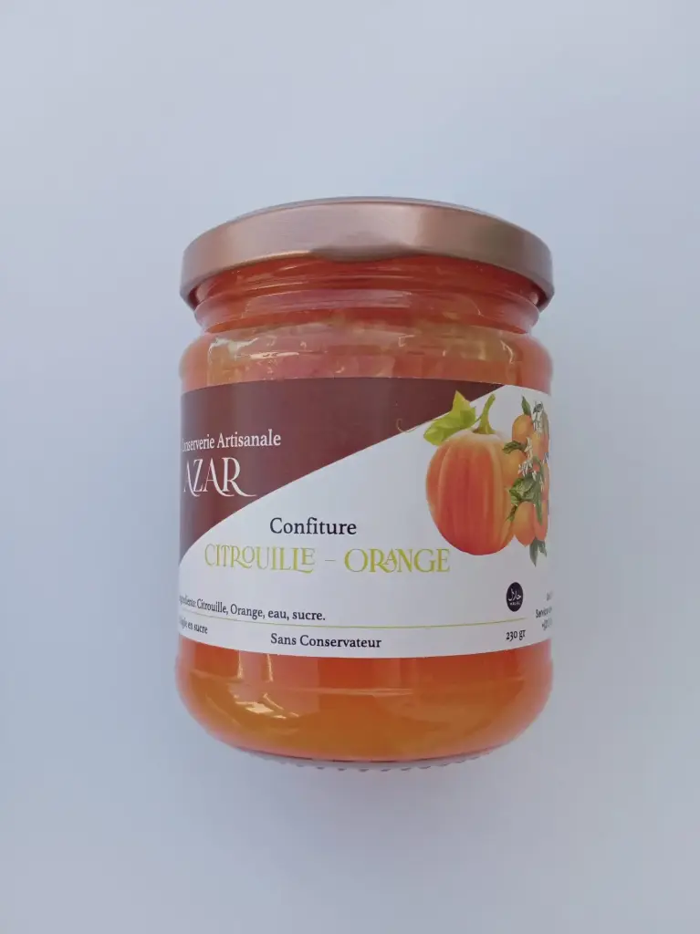 Confiture orange citrouille