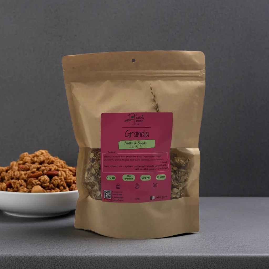 Granola nutty and seedy  Hatie's House 320g