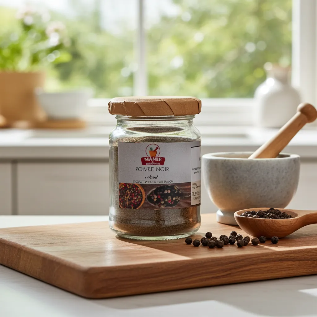 Epice MAMIE et ses épices Poivre Noir 60g