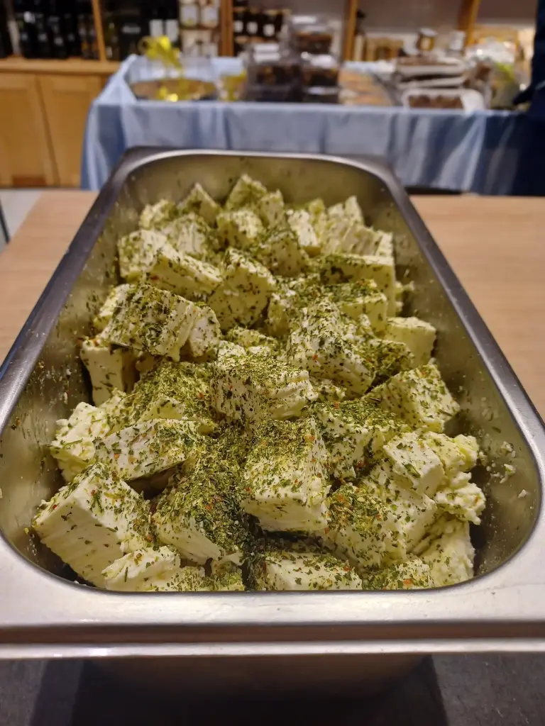 Feta de vache à l'huile d'olive et herbes de Provence