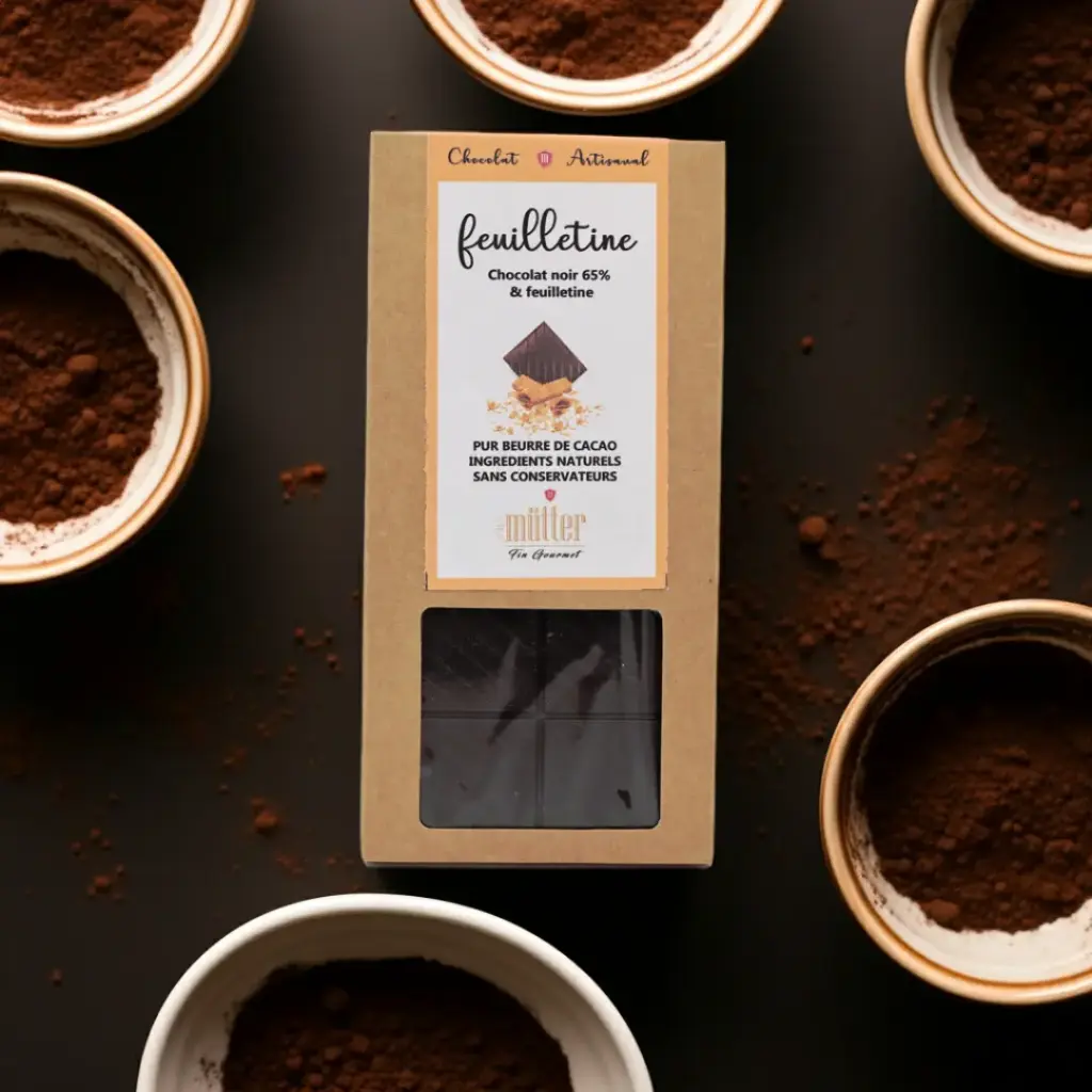 Chocolat Feuilletine Mutter 65% 110g