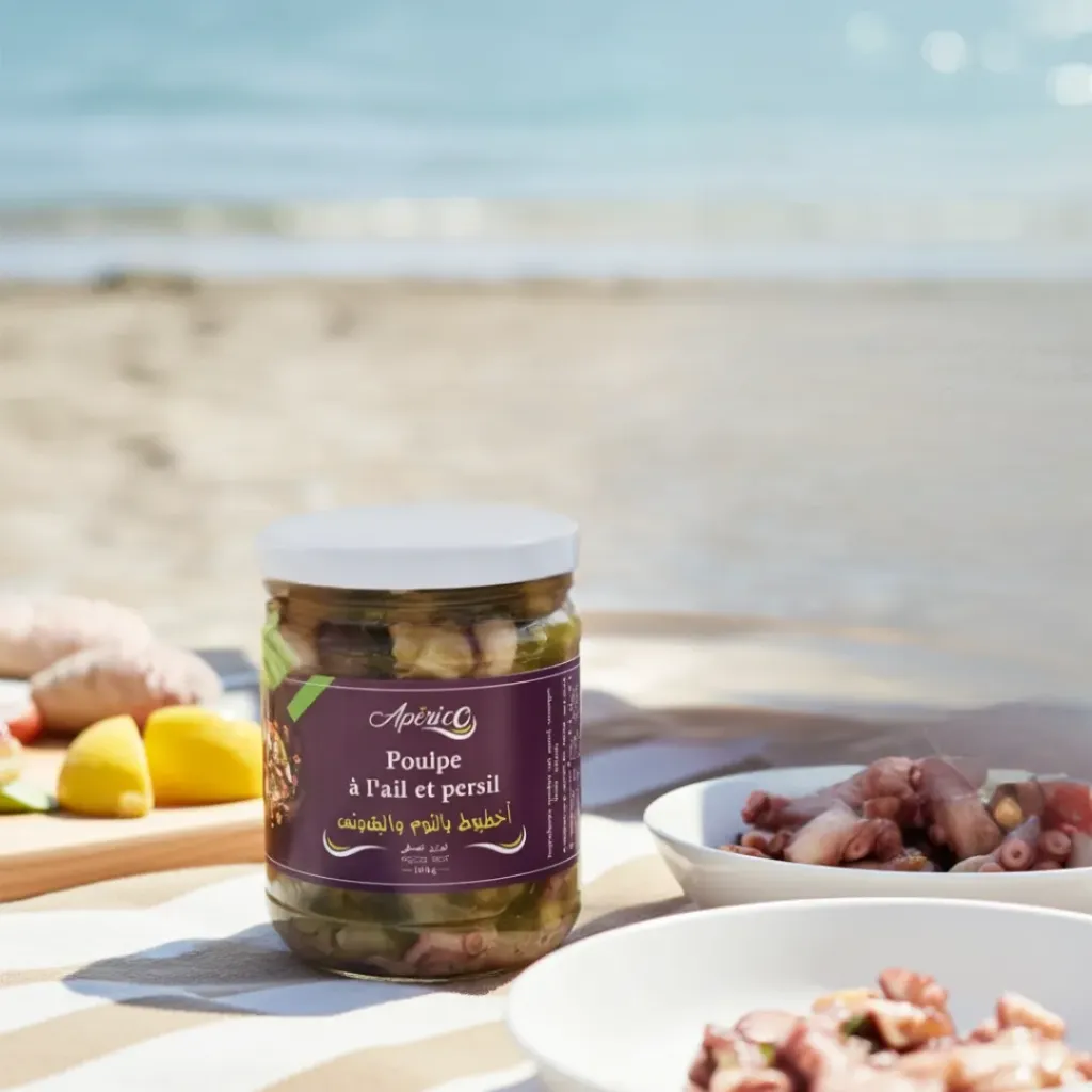 Apérico Poulpe à l'ail  