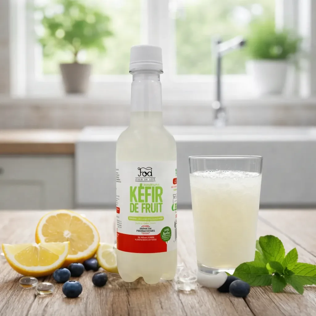 Kéfir de Fruit  FOD  33cl (Citron, Gingembre, Menthe)