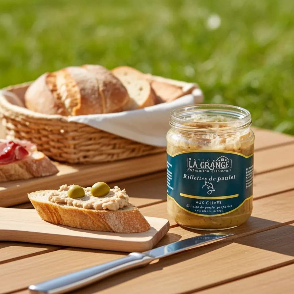 Rillettes de poulet aux olives La Grange 180g