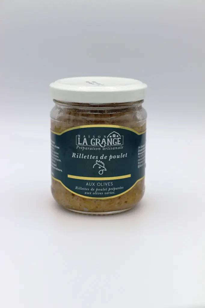 Rillettes de poulet aux olives La Grange