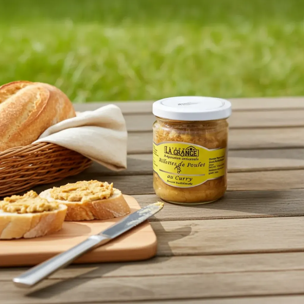 Rillettes de poulet au curry La Grange 180g