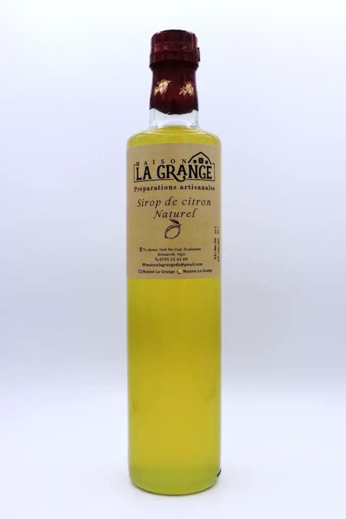 Sirop de citron Naturel La Grange