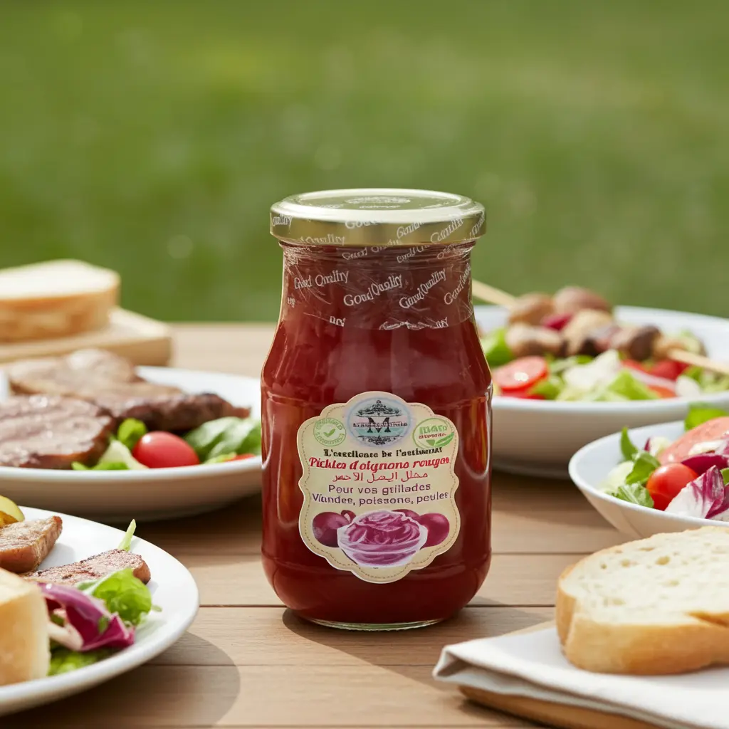 Pickles d'oignons rouges  Le Manoire 280g