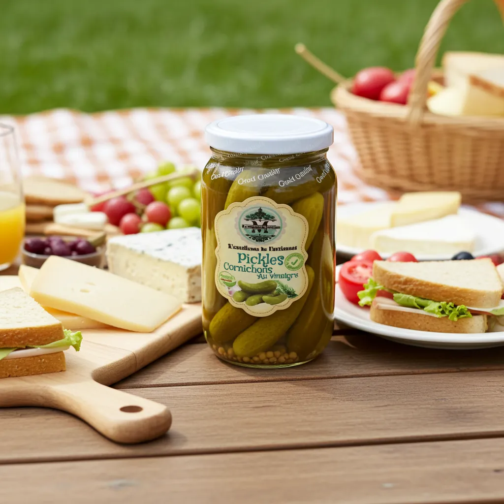 Pickles Cornichons  au vinaigre Le Manoire