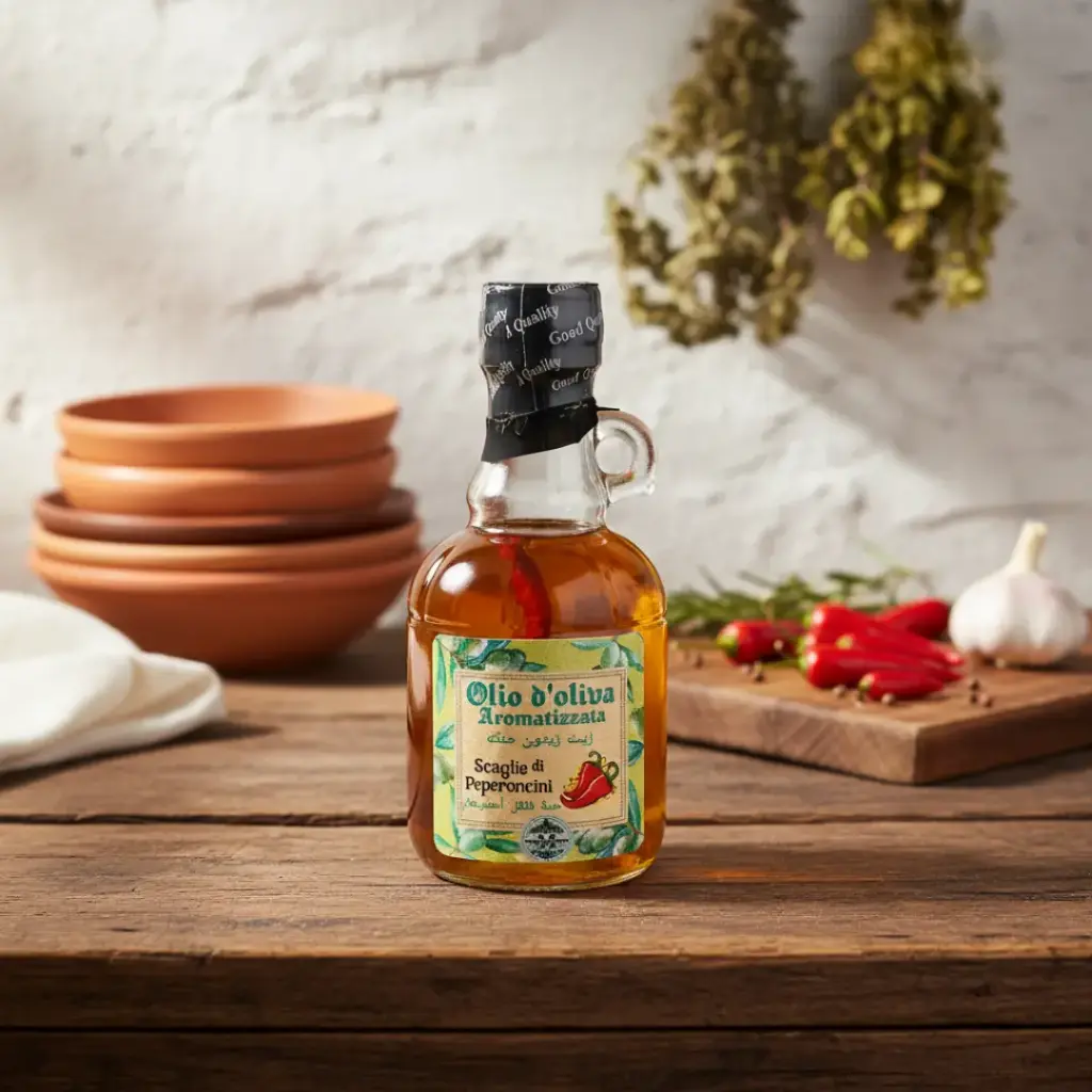 Huile Aromatisée au Piment Le Manoire