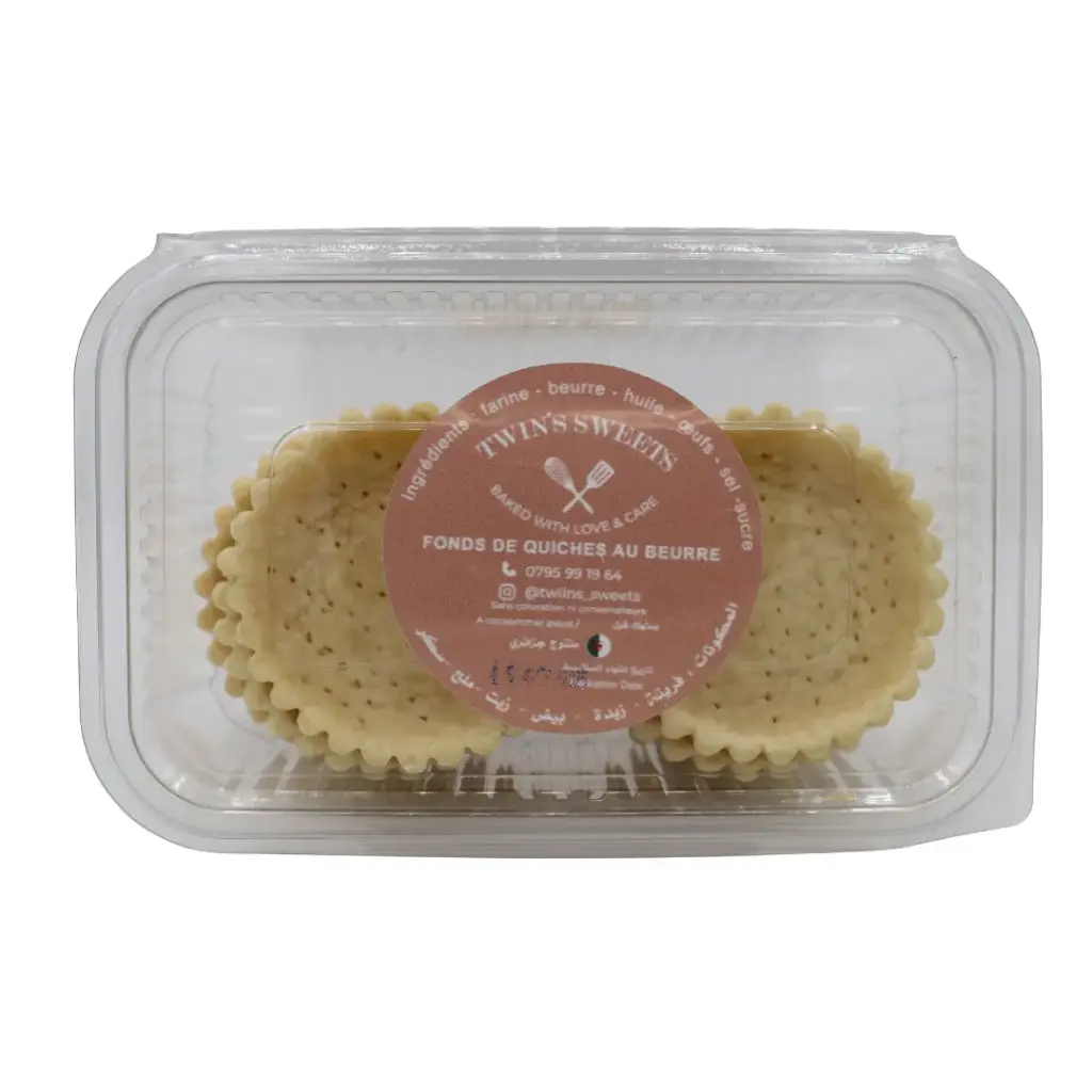 Fonds de Quiches au Beurre Twin's Sweets 8pcs