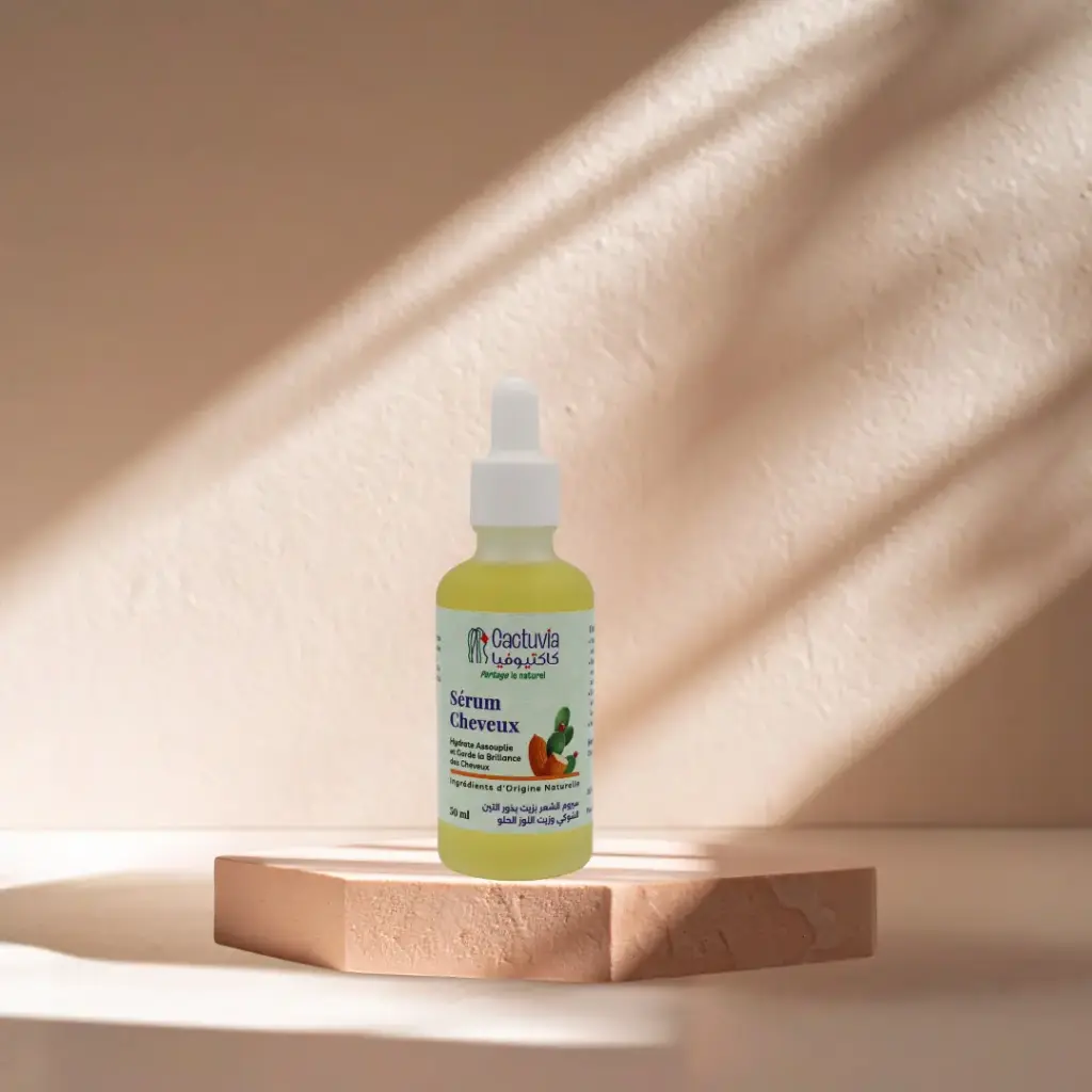 Sérum Démêlant Cheveux À L'huile De Pépins De Figue De Barbarie & Huile D'amande  Cactuvia