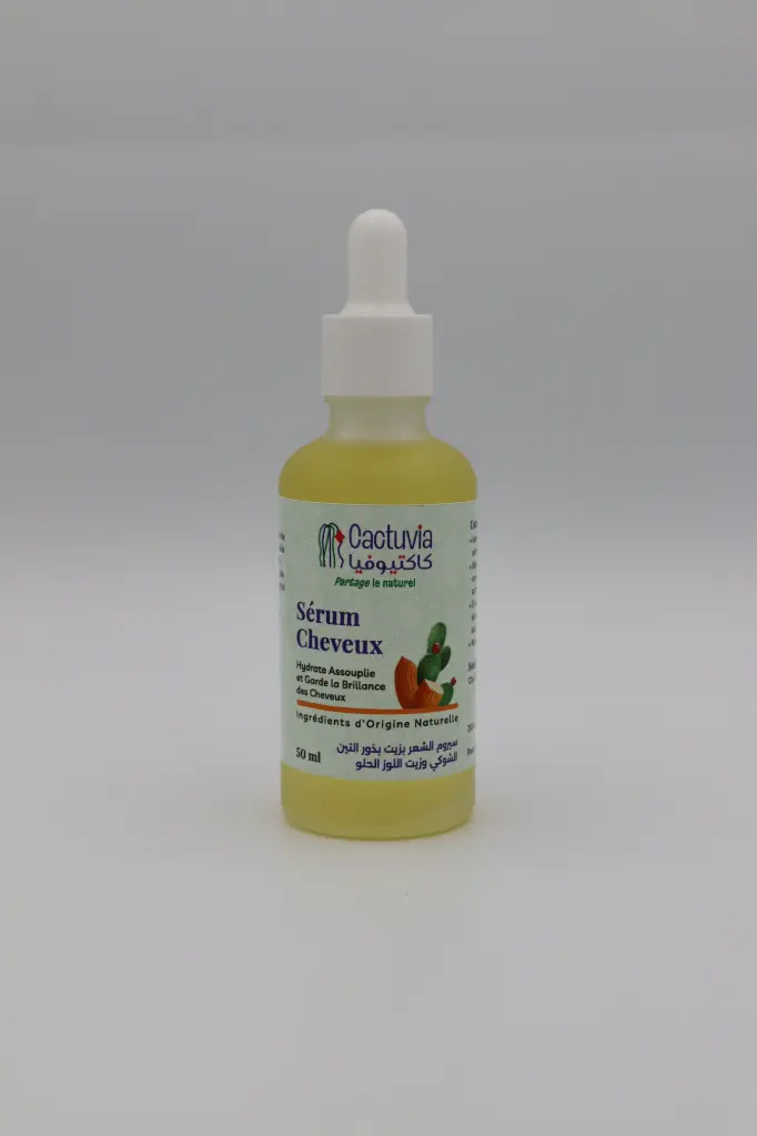 Sérum Démêlant Cheveux À L'huile De Pépins De Figue De Barbarie & Huile D'amande  Cactuvia