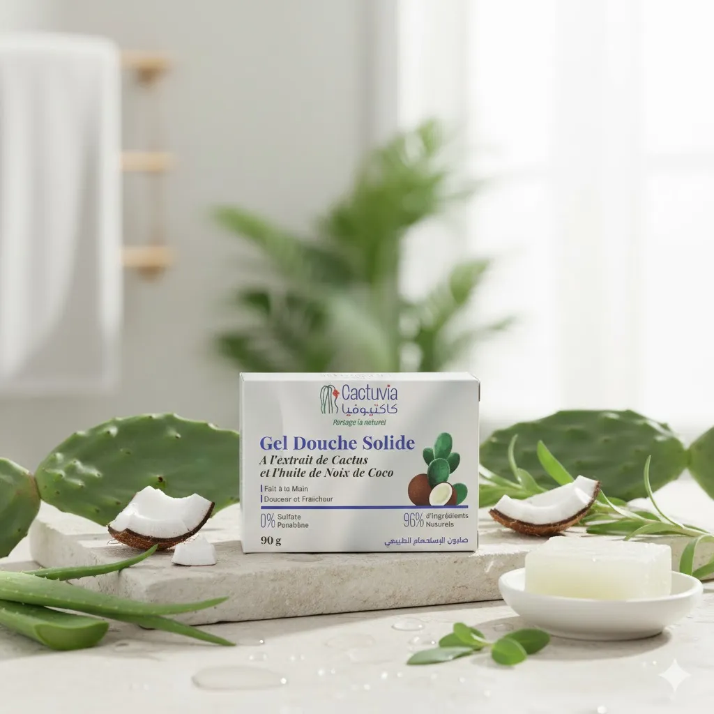Savon Cactuvia De Douche L'huile De Coco & Gel De Cactus 90g  