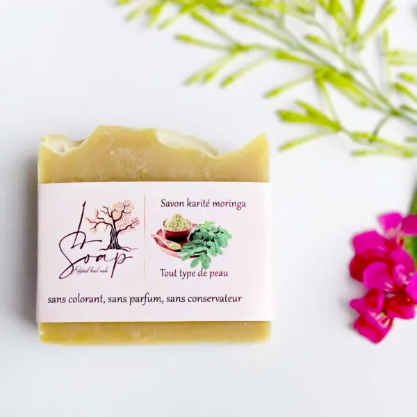 Savon L.soap moringa karité 130g