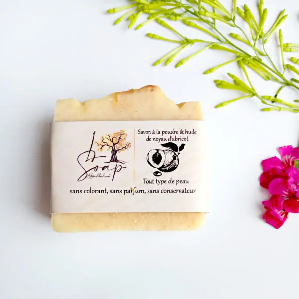 Savon L.soap abricot et huile de noyau d’abricot 130g 