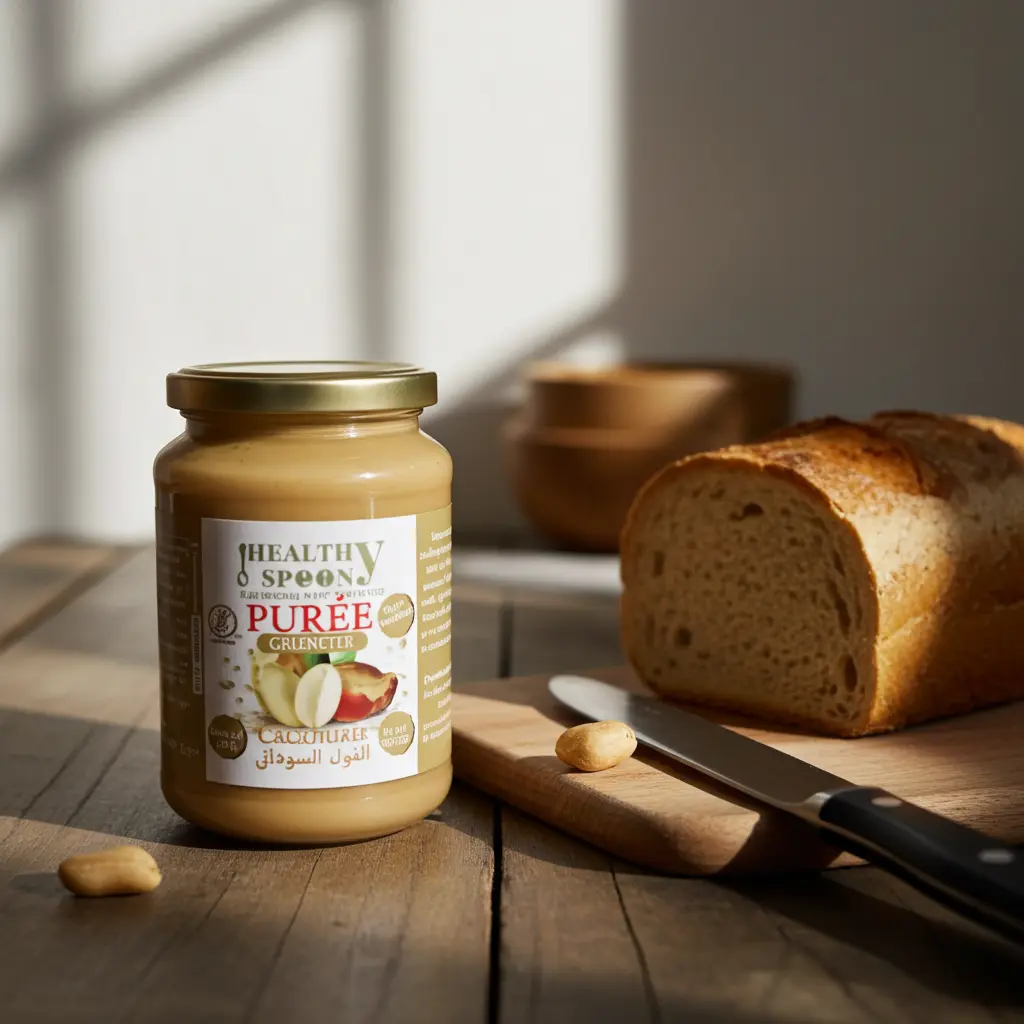 Purée de Cacahuète CRUNCHY  Healthy Spoon 350g