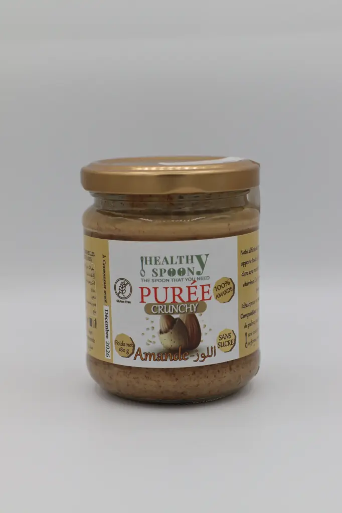 Purée d'Amande  CRUNCHY  Healthy Spoon