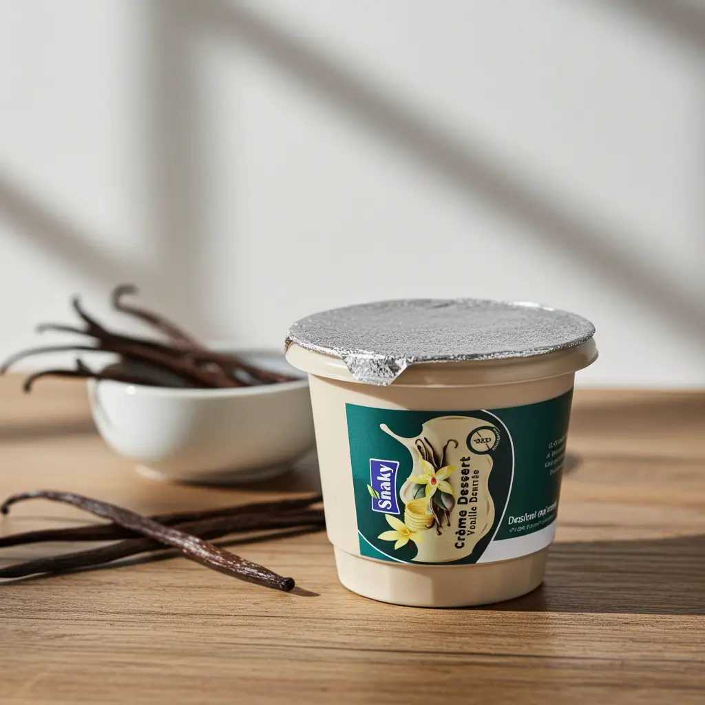 Crème Dessert vanille beurrée  Snacky 120g