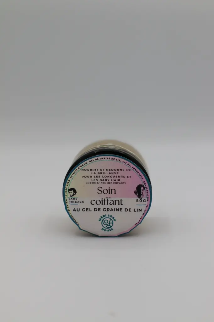 Soin coiffant au gel de graine de lin Méri soap house