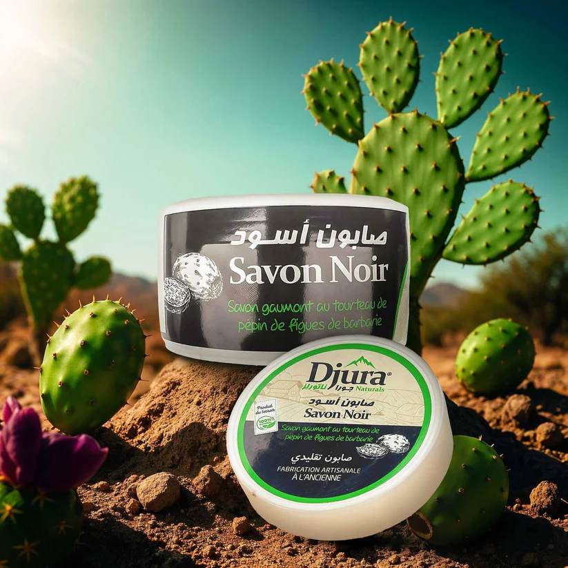 Savon noir Djura au pépin de figues de barbarie 280g