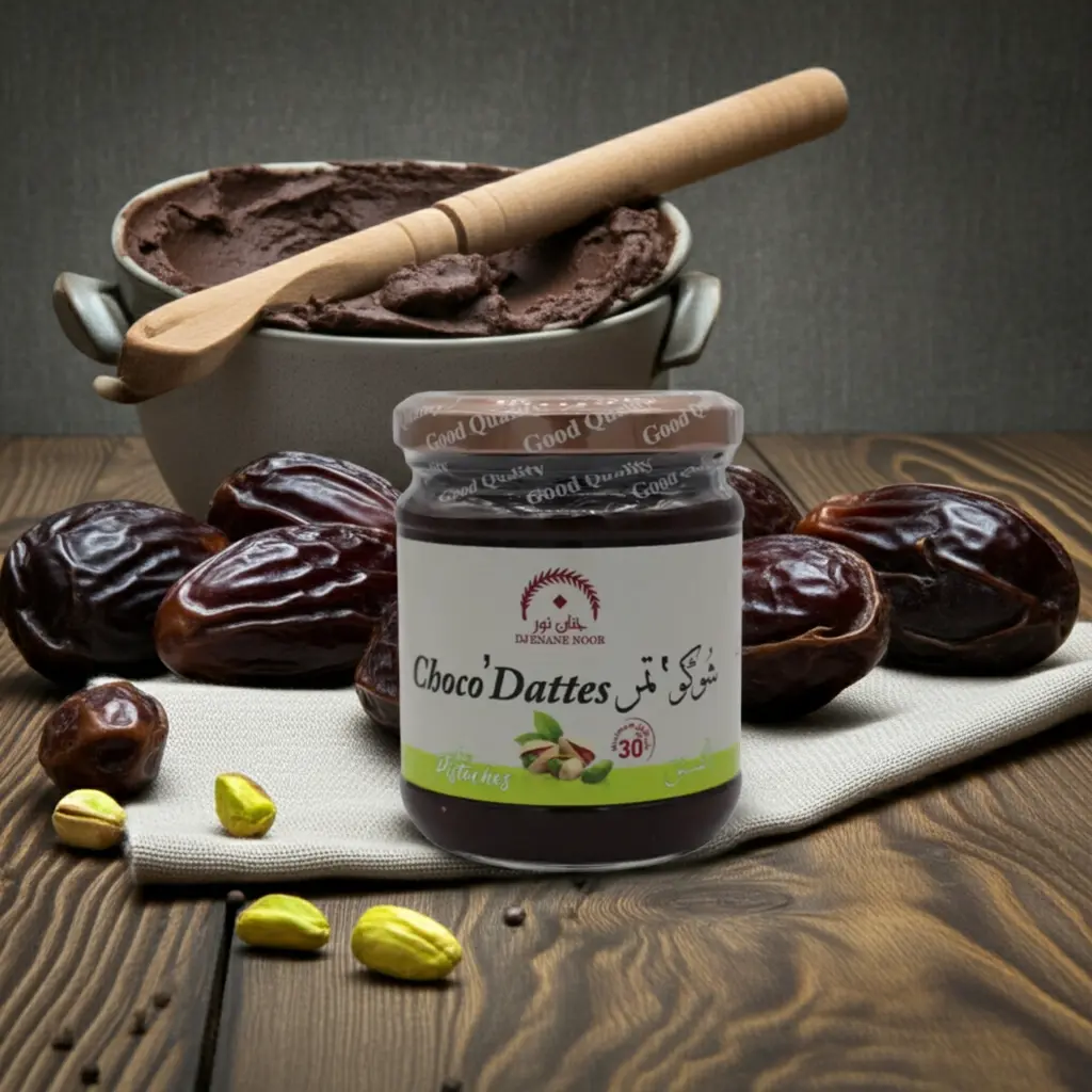 Djenane Noor Choco'Dattes pistaches 220g