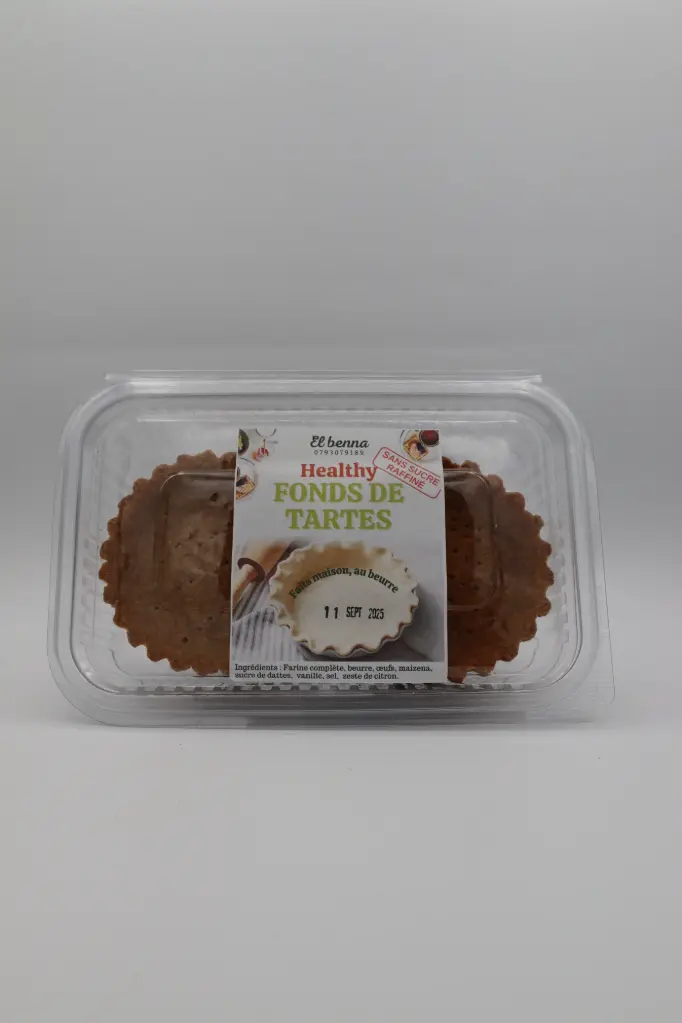 Fonds de Tartes Healthy  El benna