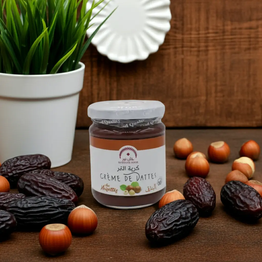 Djenane Noor Crème de Dattes Noisettes 220g