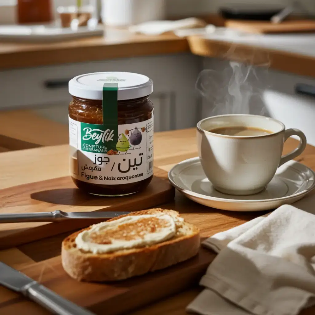 Confiture Beylik Figue et Noix croquantes 220g