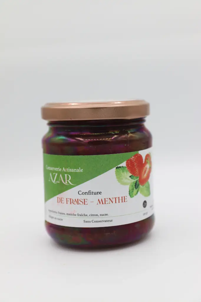 Confiture Fraise Menthe  AZAR