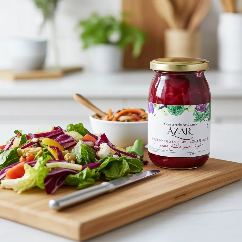 Lacto-fermentés AZAR Chou Rouge à la Pomme 300g