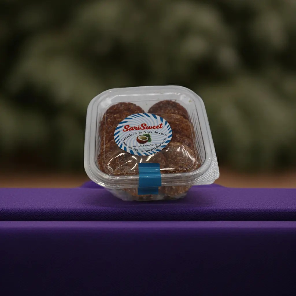 Spirales à la noix de coco SariSweet 80g