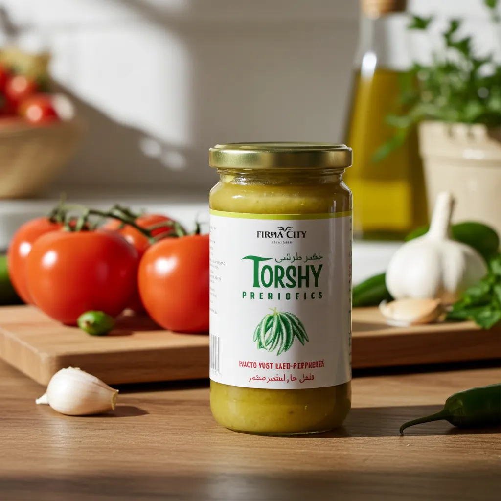Lacto-fermontés TORSHY Piment Vert 200g