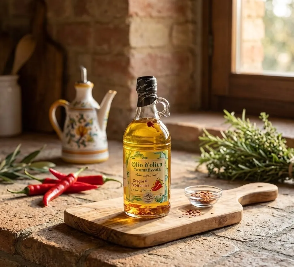 Huile Aromatisée au Piment Le Manoire