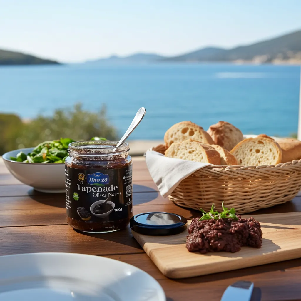 Tapenade Olives Noires Thiwiza 180g