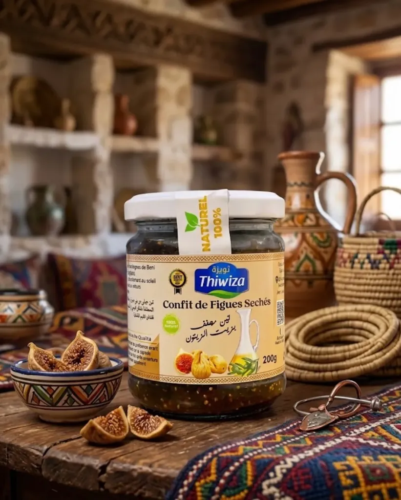 Figue Séchée Confite Thiwiza 200g 