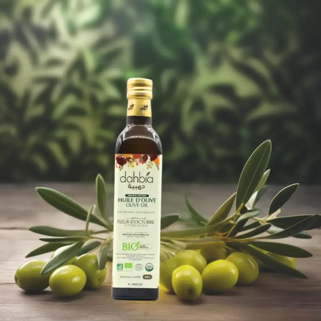 Huile D'olive Extra Vierge fleure Octobre Dahbia 0,5L