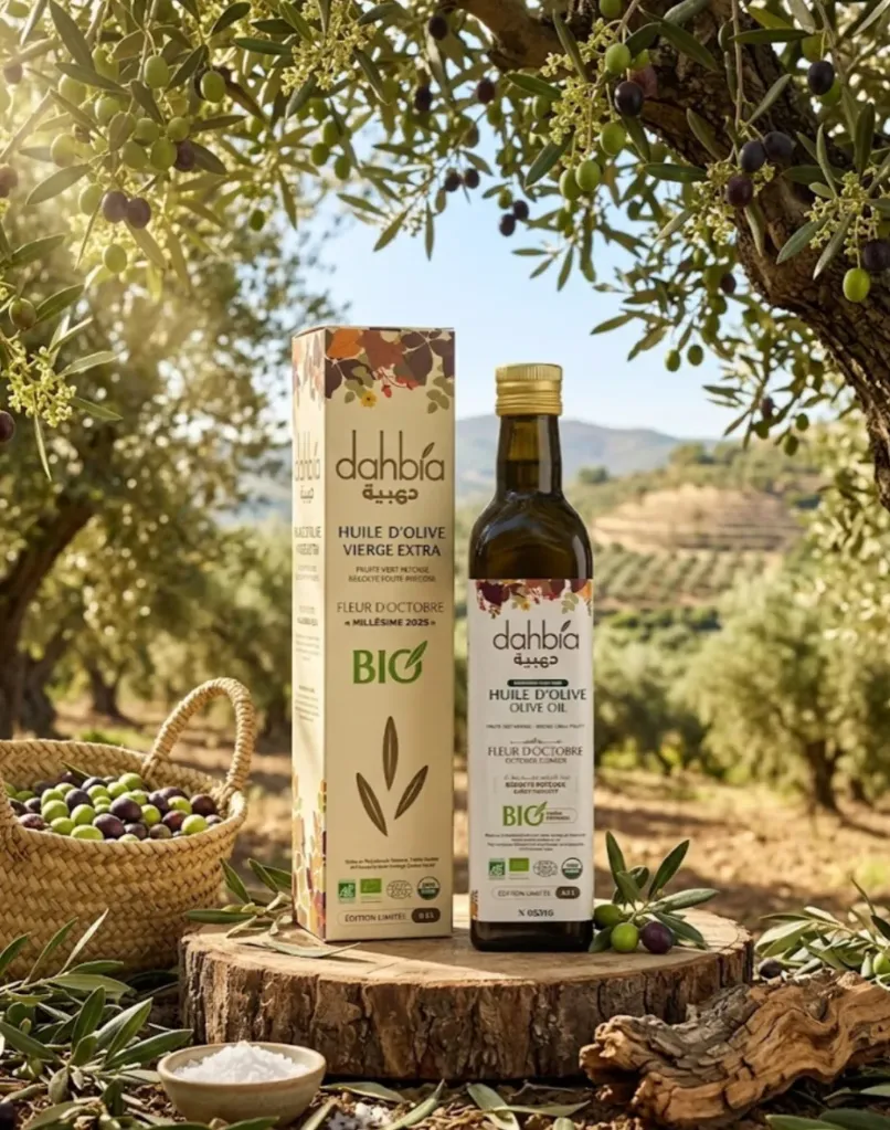 Huile D'olive Extra Vierge fleure Octobre Dahbia 0,5L