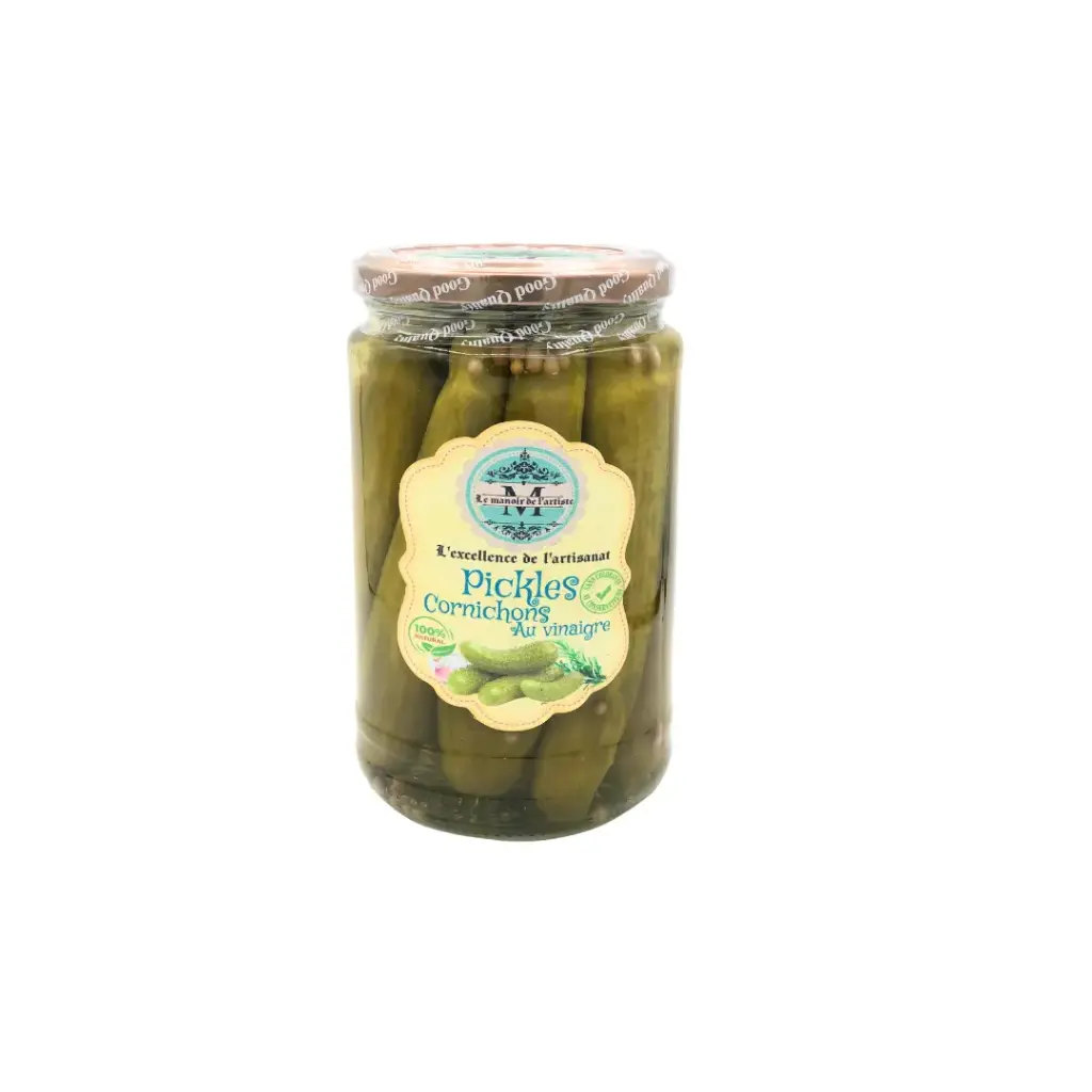 Pickles Cornichons  au vinaigre Le Manoire