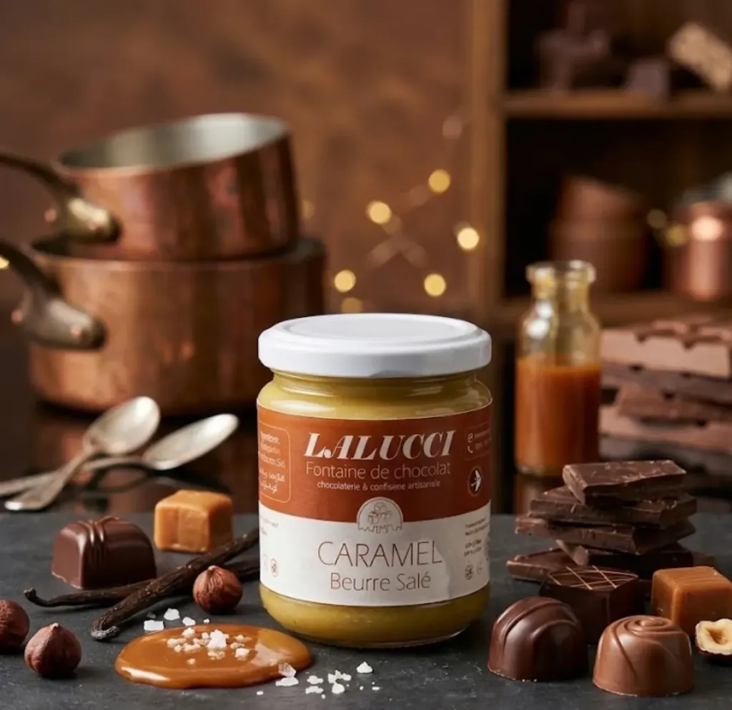 Caramel beurre salé fontaine chocolat 200g