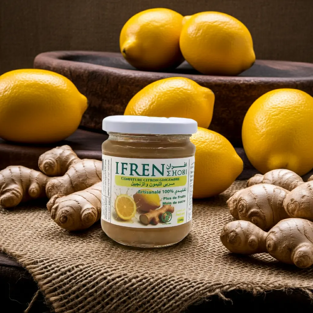 Confiture Ifren Citron Gingembre 240g