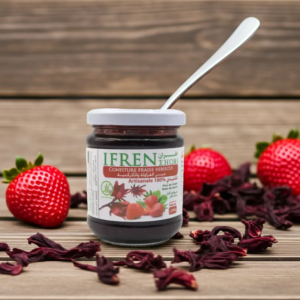 Confiture Ifren Fraise Hibiscus 240g