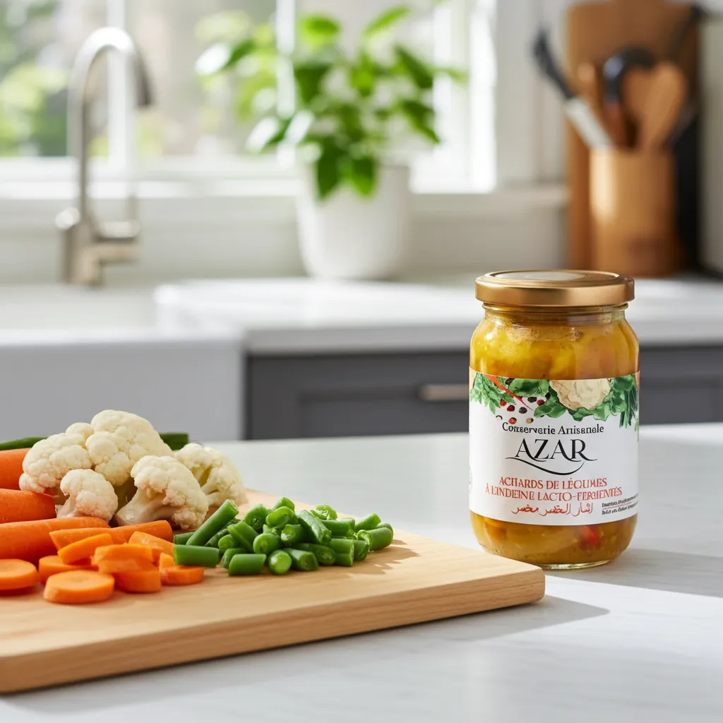 Lacto-fermontés AZAR Achard De Légumes à L'indienne 