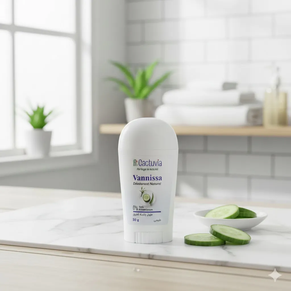Déodorant Stick Vannissa À L'huile De Coco & Argile Blanche  Cactuvia (La Riene)