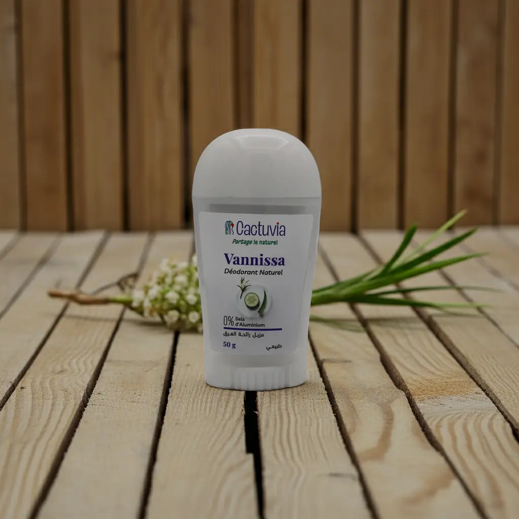 Déodorant Stick Vannissa À L'huile De Coco & Argile Blanche  Cactuvia (La Riene)